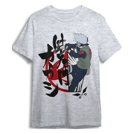 Naruto T-Shirt Kakashi Grey Size M