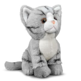 Animigos - World Of Nature Grey Tabby Cat (37235) / Toys