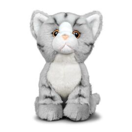 Animigos - World Of Nature Grey Tabby Cat (37235) / Toys