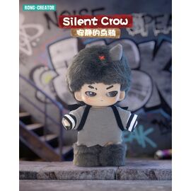 Neekyio Silent Beast Plush Keychain 15 cm Blind Box Display (6)