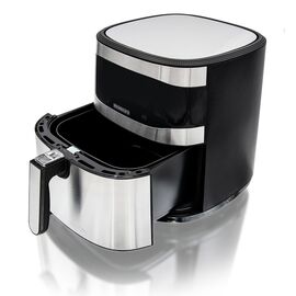 Heinrich‘’s HFR 8205 Hot Air Fryer 8.0 l 1800 W Black and Silver