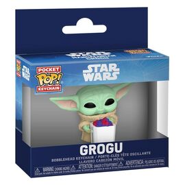 Star Wars: The Mandalorian and Grogu Pocket POP! Vinyl Keychains 4 cm Grogu with Popcorn Display (12)