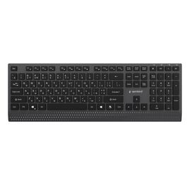 Gembird KB-MCH-06-CYRL Slim wired multimedia keyboard with Type-C adapter, Cyrillic layout, black