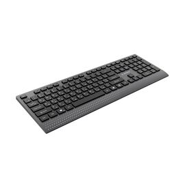 Gembird KB-MCH-06-CYRL Slim wired multimedia keyboard with Type-C adapter, Cyrillic layout, black