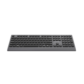 Gembird KB-MCH-06 Slim wired multimedia keyboard with Type-C adapter, US layout, black