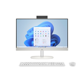 HP 24-cr0334nw AMD Ryzen™ 7 7730U 60.5 cm (23.8") 1920 × 1080 px All-in-One PC 16 GB DDR4-SDRAM 512 GB SSD Free DOS Wi-Fi 6 (802.11ax) White