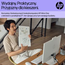 HP 27-cr0224nw Intel® Core™ i5 i5-1335U 68.6 cm (27") 1920 × 1080 px All-in-One PC 16 GB DDR4-SDRAM 512 GB SSD Free DOS Wi-Fi 6 (802.11ax) White