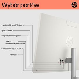 HP 24-cr0334nw AMD Ryzen™ 7 7730U 60.5 cm (23.8") 1920 × 1080 px All-in-One PC 16 GB DDR4-SDRAM 512 GB SSD Free DOS Wi-Fi 6 (802.11ax) White