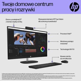 HP 27-cr0224nw Intel® Core™ i5 i5-1335U 68.6 cm (27") 1920 × 1080 px All-in-One PC 16 GB DDR4-SDRAM 512 GB SSD Free DOS Wi-Fi 6 (802.11ax) White