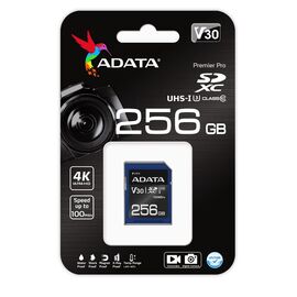 ADATA ASDX256GUI3V30S-R memory card 256 GB SDXC UHS-I Class 10