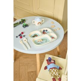 Rice - Melamine Baby Dinner Set - Blue ABC Print - 4 pcs / Baby and Children