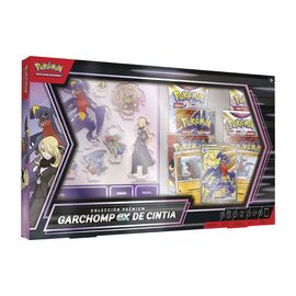 Latin Pokemon Garchomp ex Cynthia Blister set of collectible cards