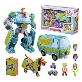 Transformers x Scooby-Doo Action Figure 2-Pack Mysterious Prime & Automutt 15 cm