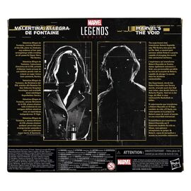 Thunderbolts Marvel Legends Action Figure 2-Pack Valentina Allegra de Fontaine & Marvel's The Void 15 cm