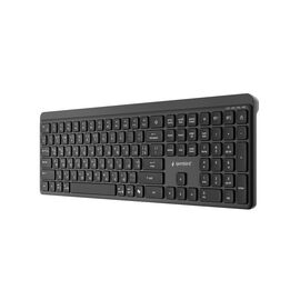 Gembird KB-WPS-03-CYRL Dual-mode pro-business slim wireless keyboard, 2.4G+BT, RU layout