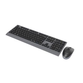 Gembird KBS-WPS-02-CYRL Dual-mode slim wireless desktop set, 2.4G+BT, RU layout