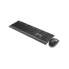 Gembird KBS-WPS-02 Dual-mode slim wireless desktop set, 2.4G+BT, US layout