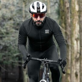 Rockbros TLWT001 ROAD TO SKY windproof insulated cycling jersey S - black