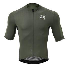 Rockbros 15220004002 ROAD TO SKY men's cycling jersey short sleeve S - green