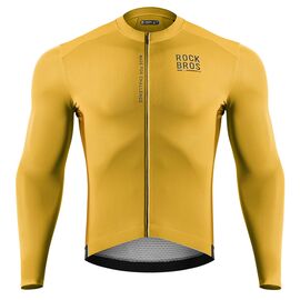 Rockbros 15120015024 ROAD TO SKY men's cycling jersey long sleeve M - yellow