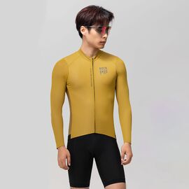 Rockbros 15120015024 ROAD TO SKY men's cycling jersey long sleeve M - yellow
