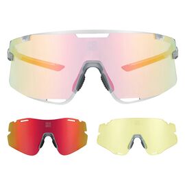 Rockbros SP338 ROAD TO SKY Cycling Glasses with Interchangeable Lenses - Gray