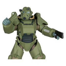 Fallout 76 Gaming Edition Action Figure T-45 Military Armor (Red Platinum Edition) 20 cm