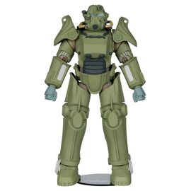 Fallout 76 Gaming Edition Action Figure T-45 Military Armor (Red Platinum Edition) 20 cm