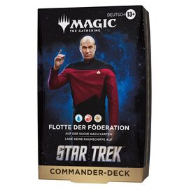 Magic the Gathering Star Trek Commander Decks Case (4) german