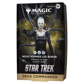 Magic the Gathering Star Trek Commander Decks Case (4) french