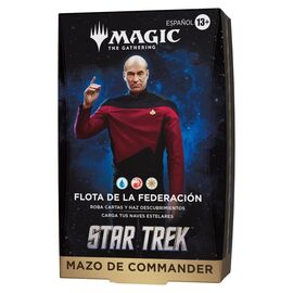 Magic the Gathering Star Trek Commander Decks Case (4) spanish