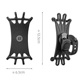 Rockbros LF436 Handlebar Clamp Phone Holder – Black
