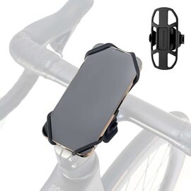 Rockbros 250015001 silicone clamp phone holder - black