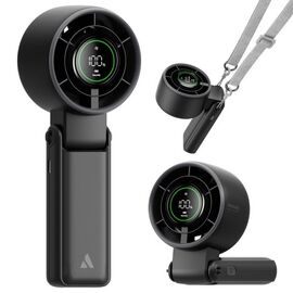 AECOOLY Halo 02 – Portable Handheld Fan, Black