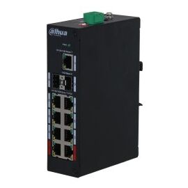 Dahua Technology PFS3211-8GT-120-V2 network switch Unmanaged Gigabit Ethernet (10/100/1000) Power over Ethernet (PoE) Desktop/Wall-Mounting Black
