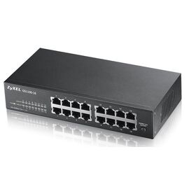 Zyxel GS1100-16 Unmanaged Gigabit Ethernet (10/100/1000) Black