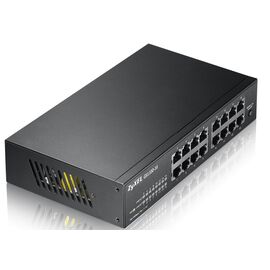 Zyxel GS1100-16 Unmanaged Gigabit Ethernet (10/100/1000) Black