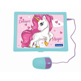 Lexibook - Unicorn Bilingual Educational Laptop with 164 activities (EN/FR) (JC601UNIi1) / Toys