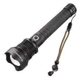 Wozinsky WLT-20W tactical flashlight 20 W 2000 lm CREE diodes IP65 with adjustable beam - black