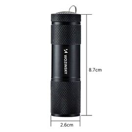 Wozinsky WLD-9L IP65 UV Flashlight for Trace Detection - Black