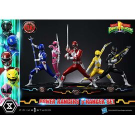 Mighty Morphin Power Rangers Premium Masterline Set of 5 Statues 1/4 Deluxe Version 62 cm