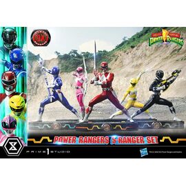 Mighty Morphin Power Rangers Premium Masterline Set of 5 Statues 1/4 Deluxe Version 62 cm