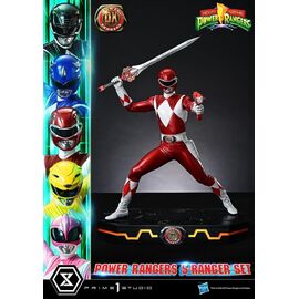 Mighty Morphin Power Rangers Premium Masterline Set of 5 Statues 1/4 Deluxe Bonus Version 62 cm