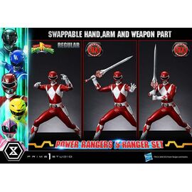 Mighty Morphin Power Rangers Premium Masterline Set of 5 Statues 1/4 Deluxe Bonus Version 62 cm