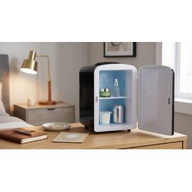 ELLE Home ESDAF101BKEU 4L Mini Fridge, Black