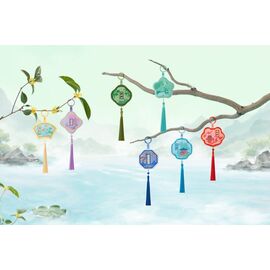 Luo Xiaohei Chinese-Style Series Plush Figure Blind Box Display (6)