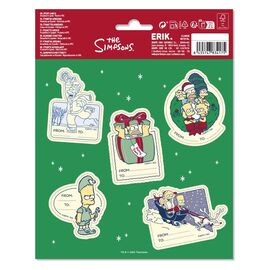 The Simpsons Premium Self-Adhesive Christmas Labels (10)