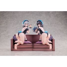 Snowbreak Containment Zone PVC Statues 2-Pack 1/6 Cherno & Meursault Apprentice Maid Ver. Deluxe Edition 19 cm