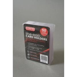 Evoretro Card Holders 50-Pack Semi-Rigid 8 x 12 cm