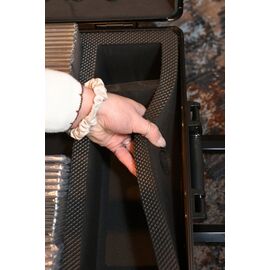 Evoretro Trading Card Luggage Wheeled Case 5-Rows Round Aluminum 56.0 x 35.4 cm